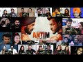 Antim - The Final Truth || Official Trailer || Reaction Mashup