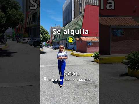 SE ALQUILA  LOCA CC ALTO CHAMA MÉRIDA VE