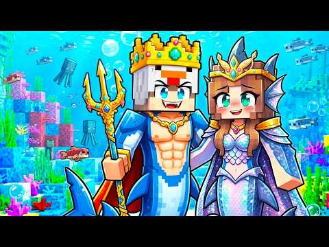 We Became The Queen And King Shark In Minecraft!