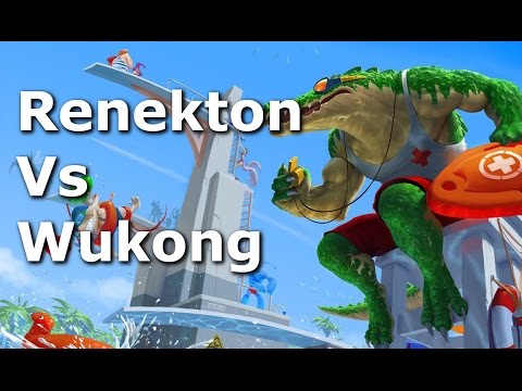 Renekton Vs Wukong Top Lane Commentary - Season 6 - League of Legends