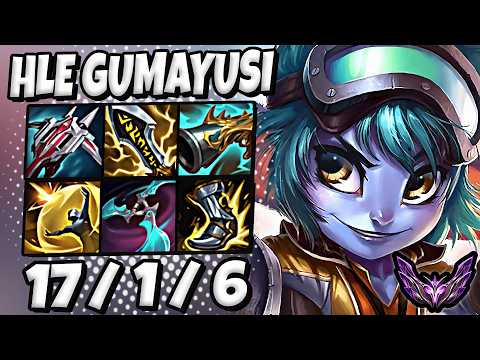 HLE Gumayusi Tristana vs Ezreal ADC [ PentaKill ] Patch 26.1 Ranked Korea