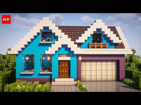 Minecraft realistic suburban house tutorial