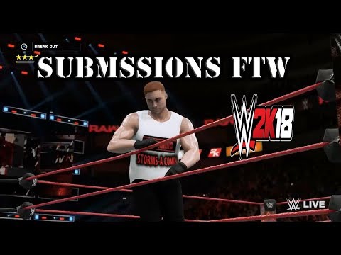 THE SUBMISSION SPECIALIST, WWE 2K18 MY PLAYER COMPANY MAN ROUTE #11