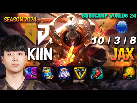 GEN Kiin JAX vs ZAC Top - Patch 14.20 EUW Ranked WORLDS 2024 Bootcamp | lolrec