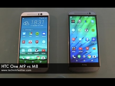 HTC One M9 vs HTC One M8