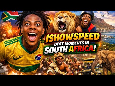 Best moments of Ishowspeed in South Africa 