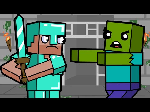 Exploring The Stronghold | Block Squad (Minecraft Animation)