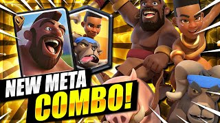 PURE OFFENSE!! NEW META DOUBLE RIDER DECK DESTROYS EVERYTHING!! - Clash Royale Hog Rider Deck