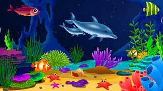 Download lagu Lullabу and Calming Undersea Animation 🐟 Soothing fishes 🐟 Baby sleep music 💤 mp3