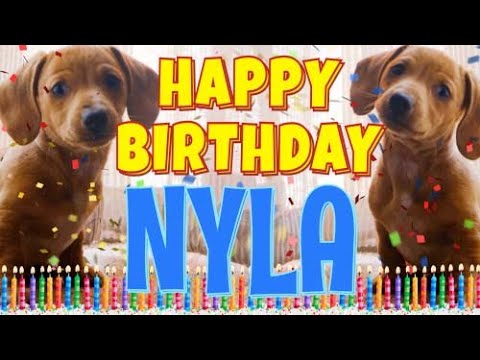 Happy Birthday Nyla! ( Funny Talking Dogs ) What Is Free On My Birthday