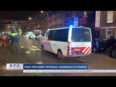 +++Massive Ausschreitungen nach WM-Spiel in Spanien+++