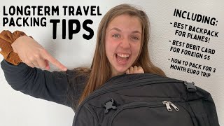 WHAT TO PACK for 3 MONTHS in SPAIN (longterm travel packing tips)