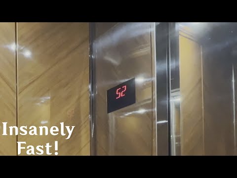ULTRA FAST Otis Elevonic 411 Traction Elevators at Trump International Hotel - Las Vegas NV