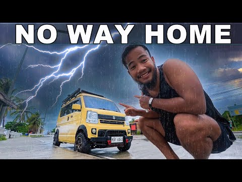 Trapped INSIDE my Mini Camper Van for 5 days (VANLIFE IN THE STORM)