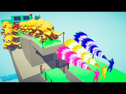ARMY OF GOLD KRAKEN vs TRIO EVERY GOD 🔥💪| Totally Accurate Battle Simulator [TABS]