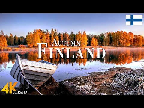 Autumn Finland 4K Ultra HD • Stunning Footage Finland, Scenic Relaxation Film with Calming Music.