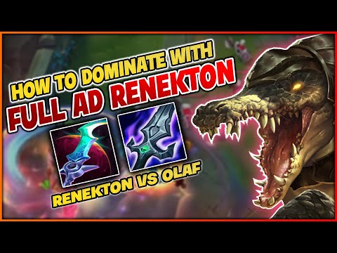 How To Dominate Lane and Win Game After Mistakes - Renekton Vs Olaf - Twitch VOD #7