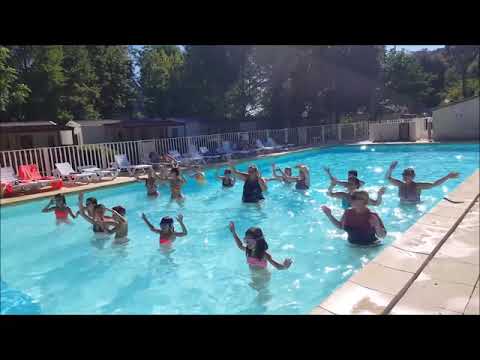 Pratique du sport dans notre camping dans les Cévennes : l'aquagym