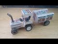 How To Make Matchbox Tractor Trolley At Home Diy Matchbox Making Mini Garage For Tractor Trolley