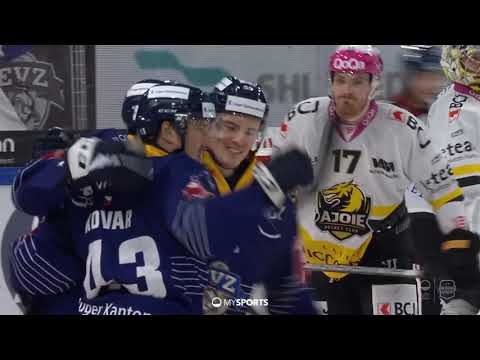 Game Highlights: EVZ vs HC Ajoie 4:3