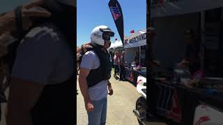 HELITE Airbag Demo - World Superbike Mazda Raceway