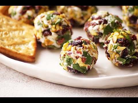 Festive Goat Cheese Balls Recipe