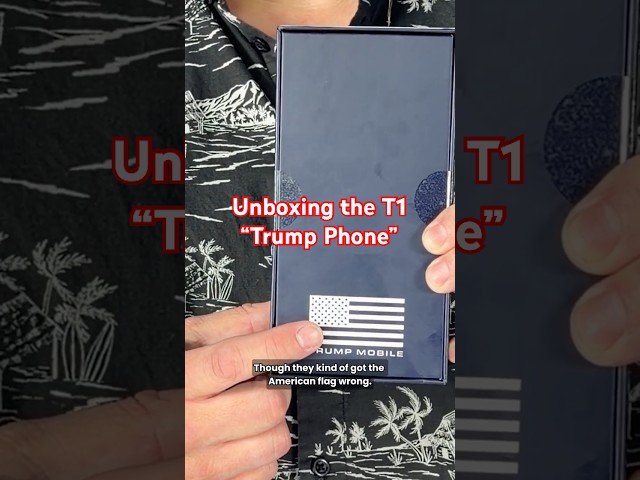 Unboxing the T1 Trump Mobile Phone