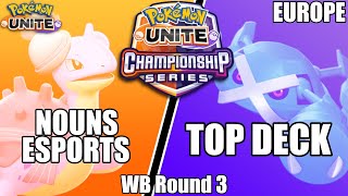 Nouns Esports vs Top Deck - PUCS EU March Qualifier WB Round 3 | Pokemon Unite