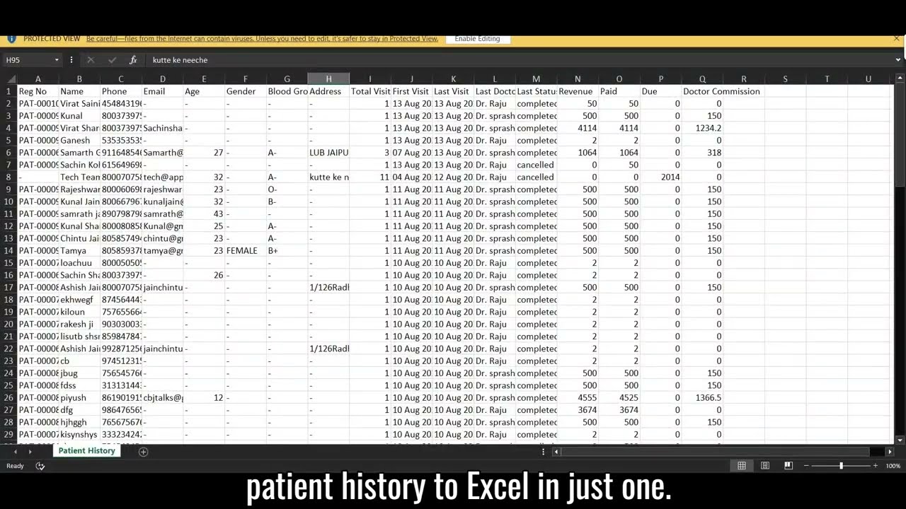 Thumbnail for Patient Data Management & Export