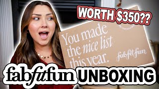 FABFITFUN WINTER 2024 UNBOXING | WORTH $350?? ❄️⛄️