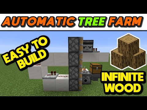 Insane Wood Farm Hack - Minecraft Bedrock 1.20