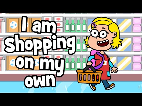 Grocery shopping children's song - I am shopping on my own | Hooray Kids Songs & Nursery Rhymes