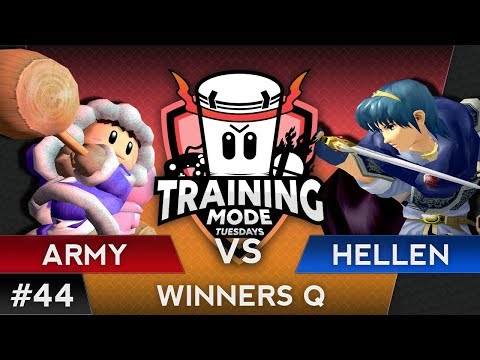 TMT 44 - Kellen (Marth) VS Army (Icies) - SSBM Winners Quarters - Melee