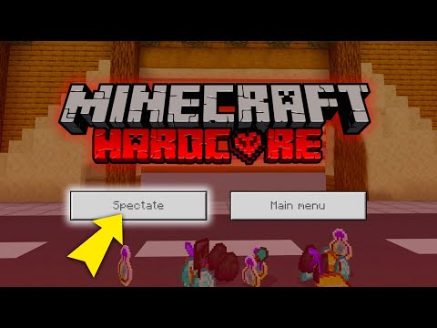 How To Play Hardcore Mode In Minecraft PS4/Xbox/PE