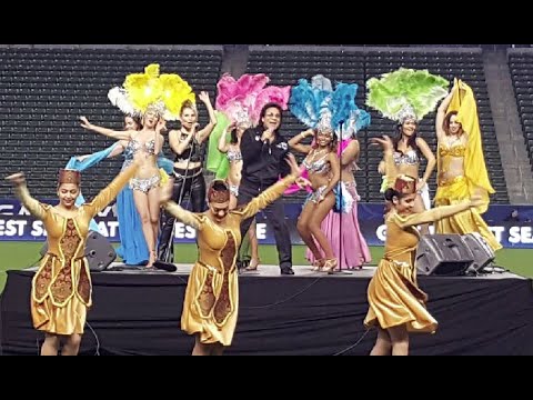 Andy ft.  Shani - Halftime Performance - LA Galaxy vs FC Shirak