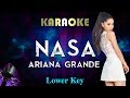 Ariana Grande - NASA (LOWER Key Karaoke Instrumental)