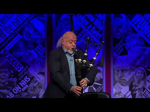 Bill Bailey plays bagpipes - Have I Got News For You