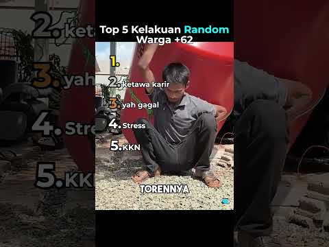 Top 5 Kelakuan Random Warga Indonesia🤣