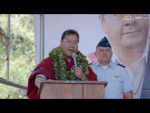 Entrega de Unidad Educativa "La Calzada" en el municipio de la Asunta