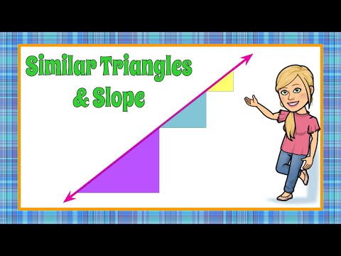 Similar Triangles & Slope | 8.EE.B.6 💗💙