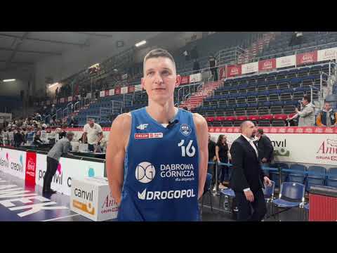 Dawid Słupiński po meczu Anwil Włocławek - MKS Dąbrowa Górnicza