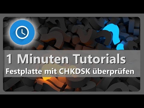 Festplatten in Windows mit CHKDSK überprüfen