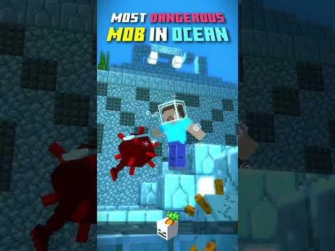 😈Most Dangerous MOB in Minecraft Ocean!