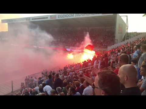 04/08/2018 Sfeer RAFC fans tegen Kortrijik