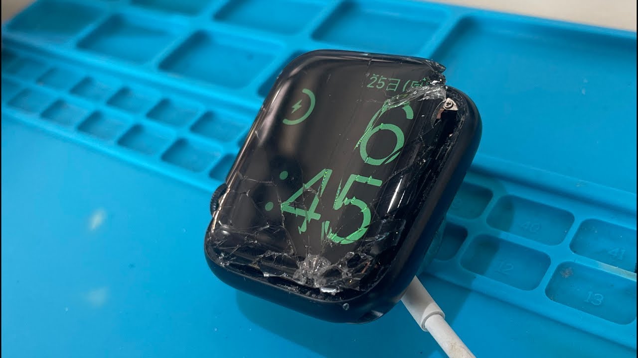 Apple Watch SE2 44mm ガラス割れのみ取り替え交換修理GO（グラスオンリー）
