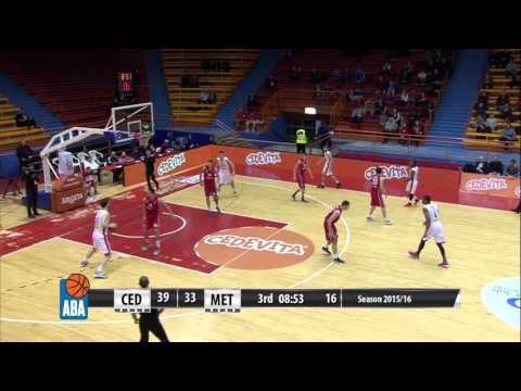 ABA Liga 2015/16 highlights: Cedevita - Metalac Farmakom R24 (14.2.2016)