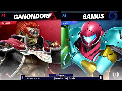 Smash@Sunken #69 - Vermanubis (Ganondorf) vs Jewls (Samus) - Ultimate Singles WR3