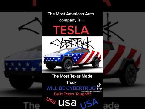 #USA - The Most American Auto Company is #Tesla - the most Texas Truck will be #Cybertruck!!!!