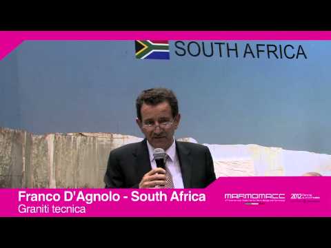 Marmomacc 2012: Franco D'Agnolo interview (Graniti tecnica, South Africa)
