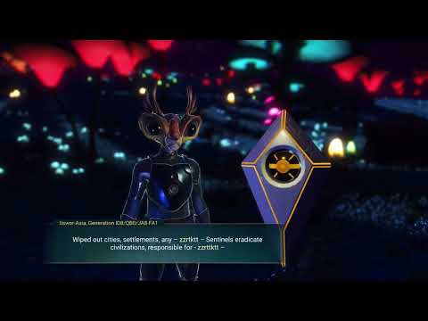 No Man's Sky - Abandoned Extreme Permadeath Pt 31 - Exploration, nanite farming, warping, grave